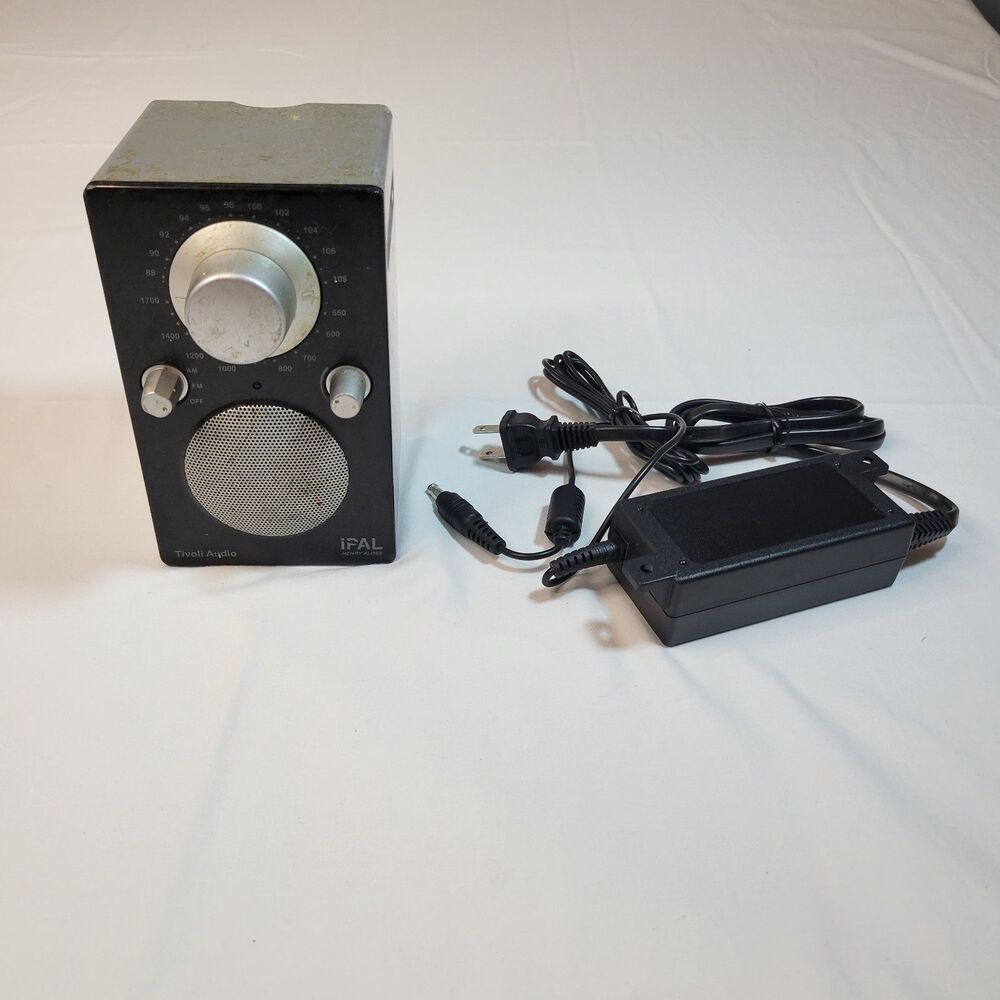 Tivoli Audio Compact iPAL Unisex Black Plastic Portable AM/FM Radio Loud Speaker